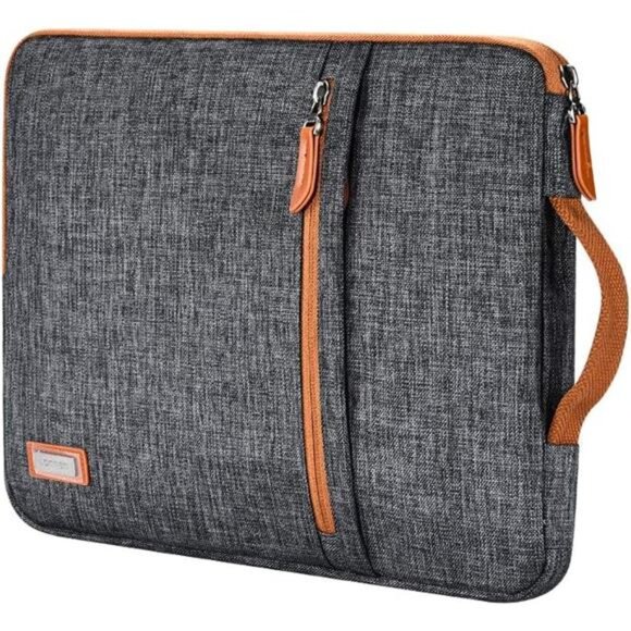 17.3 Inch Laptop Sleeve Case Water Resistant Notebook Bag with Handle - Picture 1 of 7